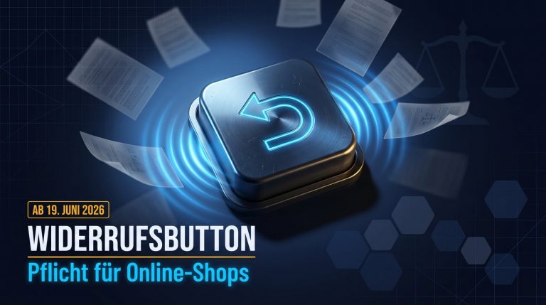 Widerrufsbutton: Pflicht für Online-Shops ab 2022