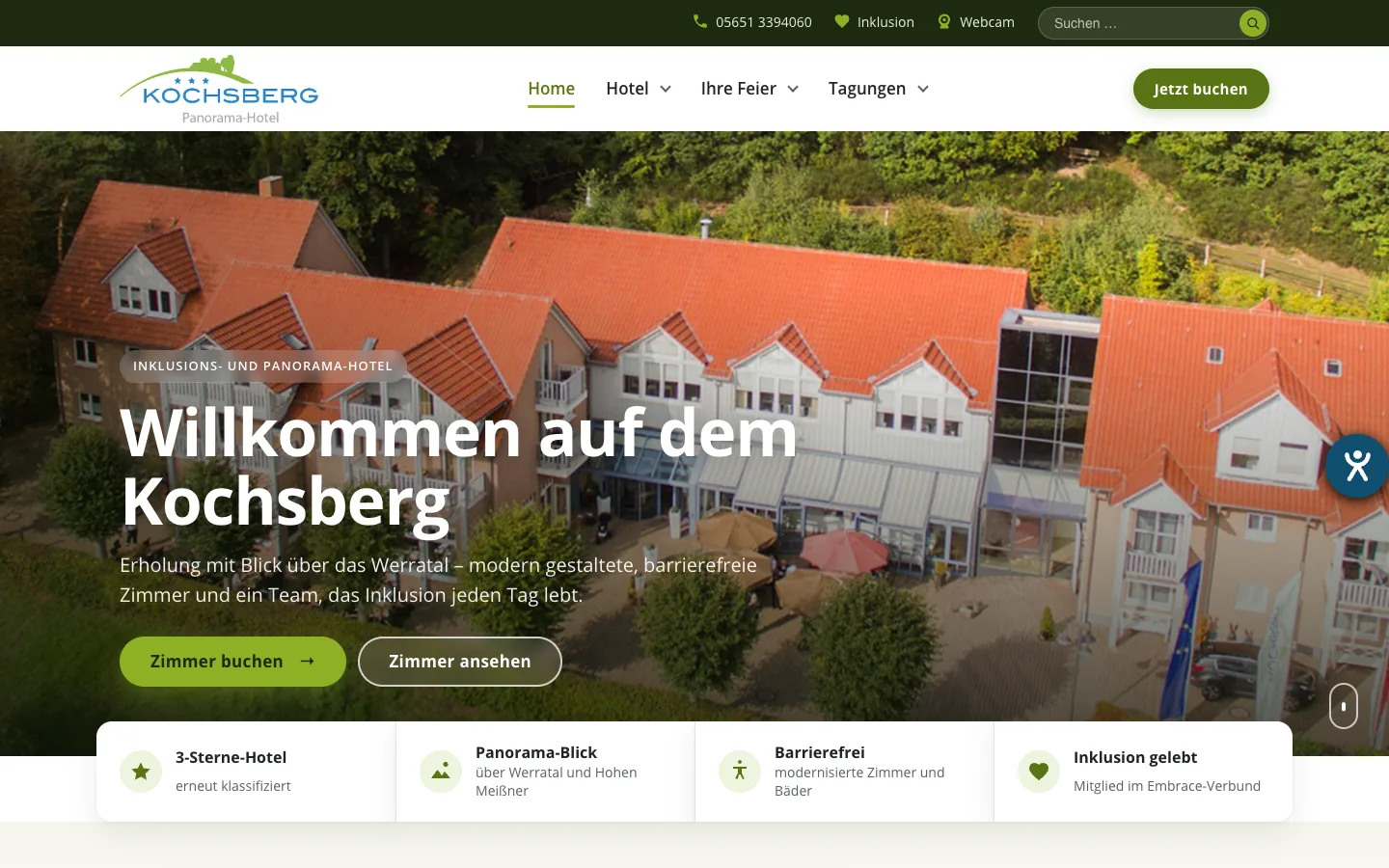 Startseite von kochsberg.de